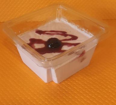 panna cotta cerises